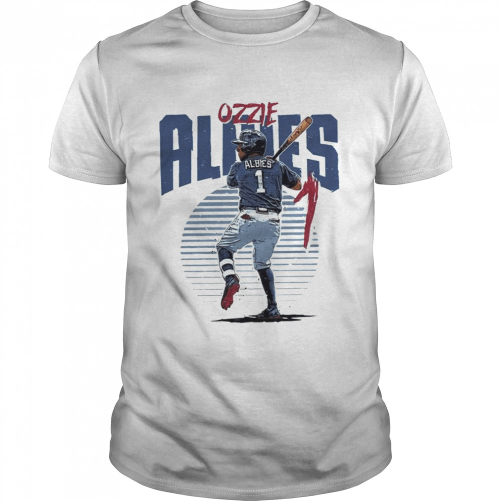 Ozzie Albies Retro Design Baseball Player shirt