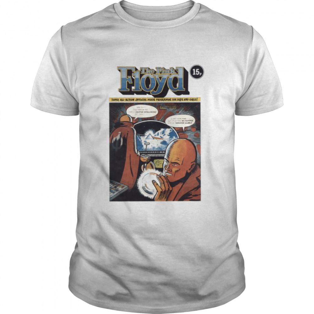 Pink Floyd Comic Artwork Rock Band Comic Style shirt