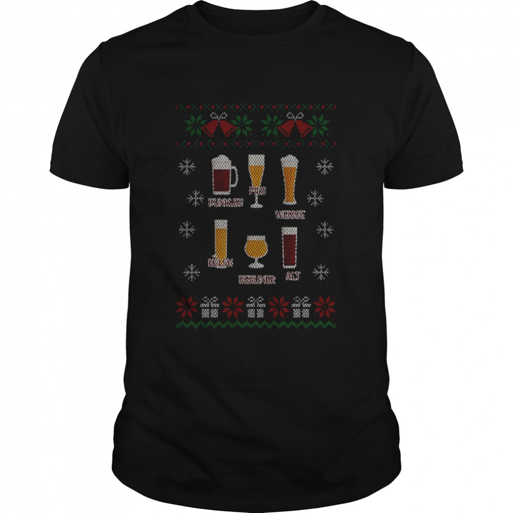 Ugly Beer Pils Wheat Christmas shirt