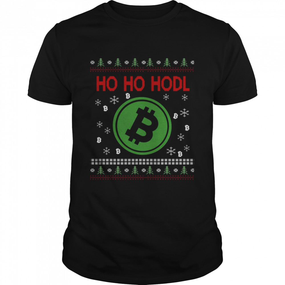 Ugly Ho Ho Hodl Bitcoin Christmas shirt