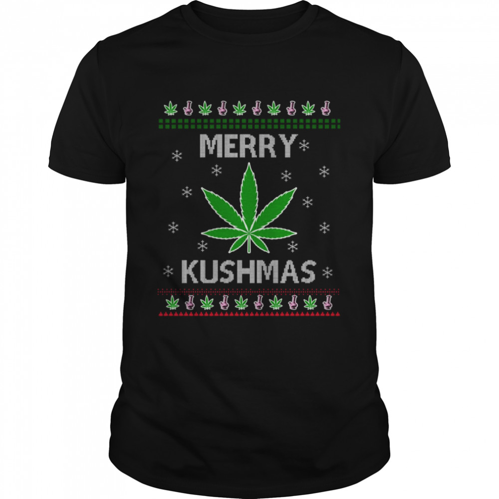 Ugly Merry Kushmas Christmas shirt