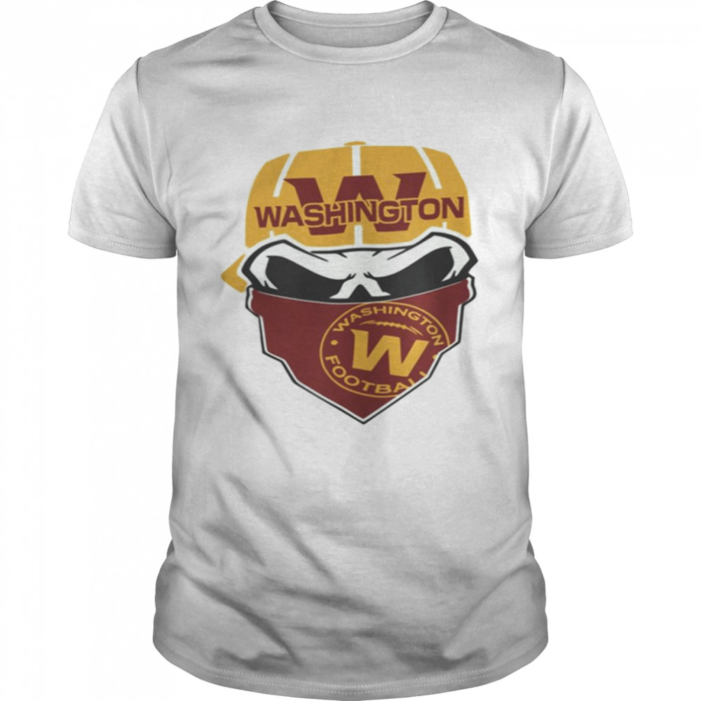 Vintage Skull Loves Washington Commanders Football shirt