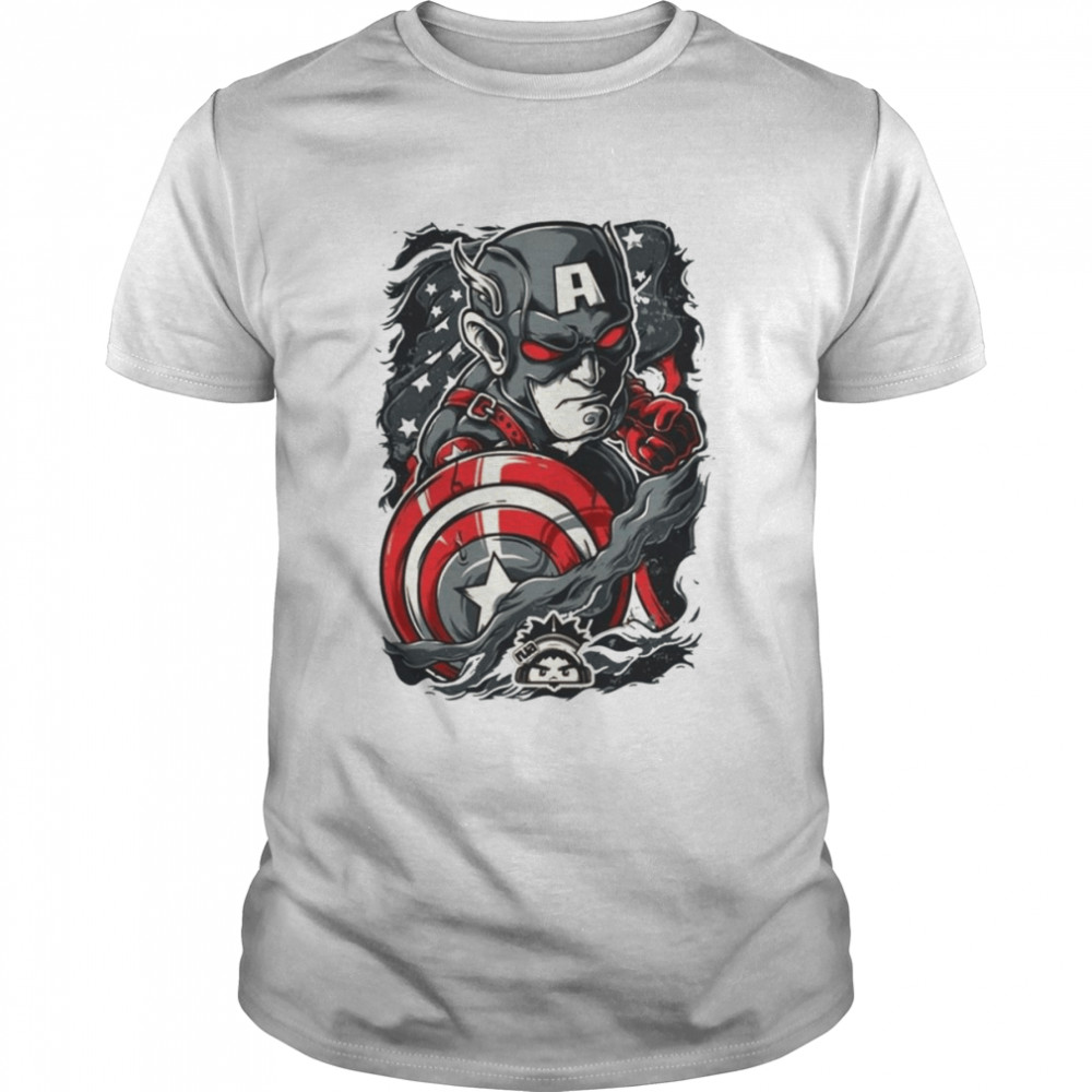 When Captain Americand Mad Mad Avongers Marvel Avenger shirt