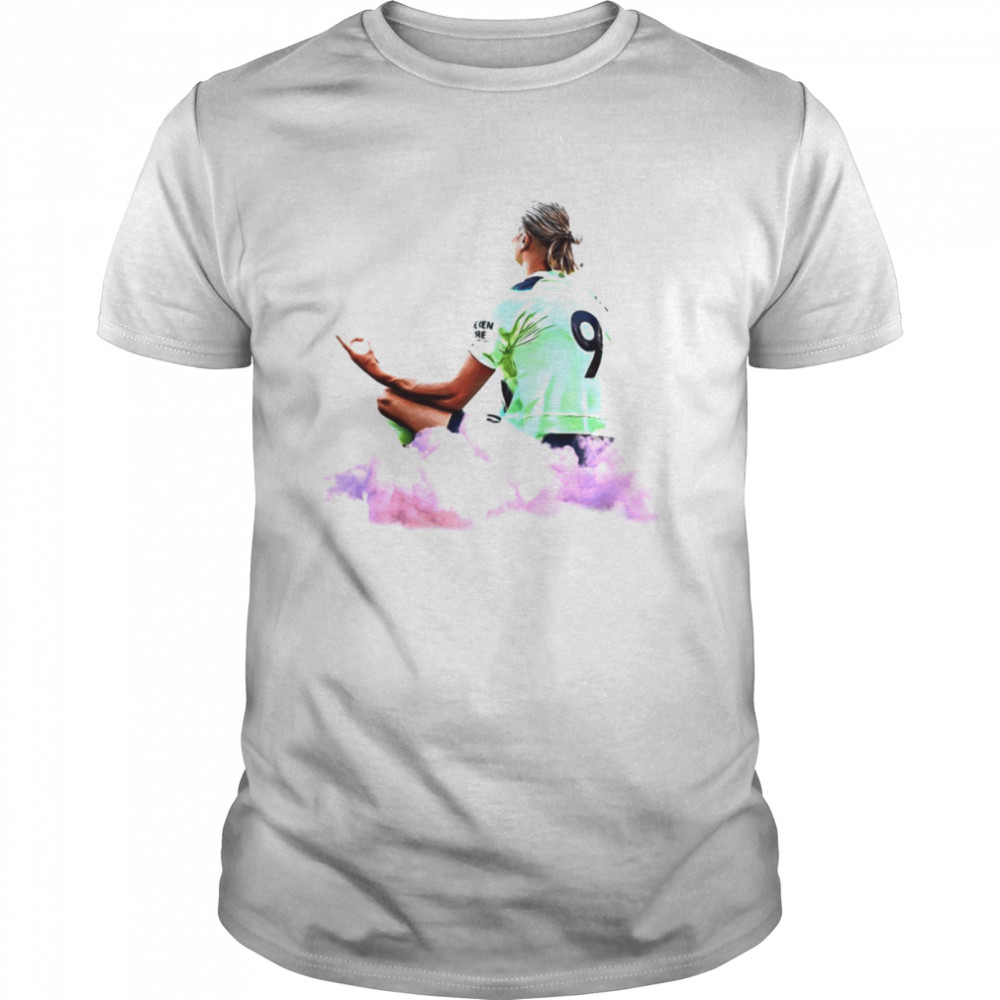 Yoga Erling Haaland Football Celebration shirt