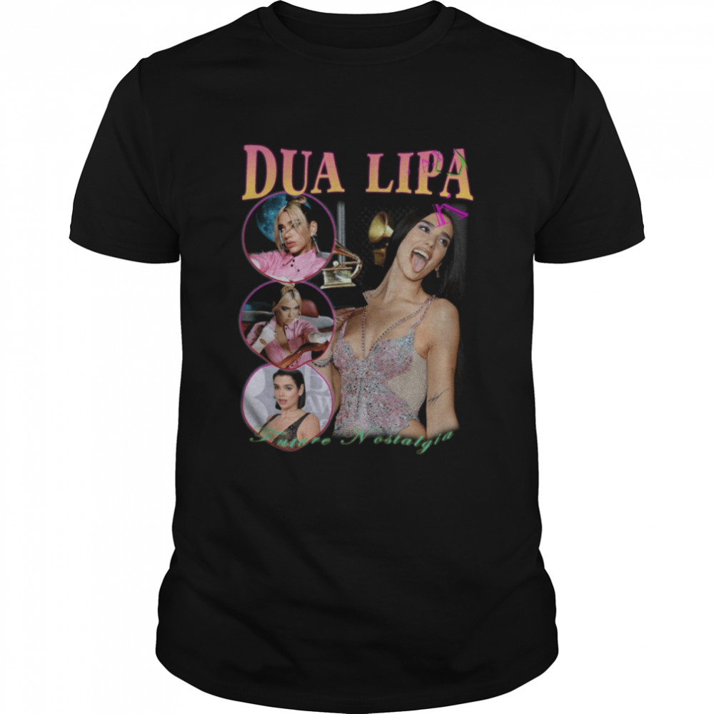 Dua Lipa Future Nostalgia Music Casual shirt