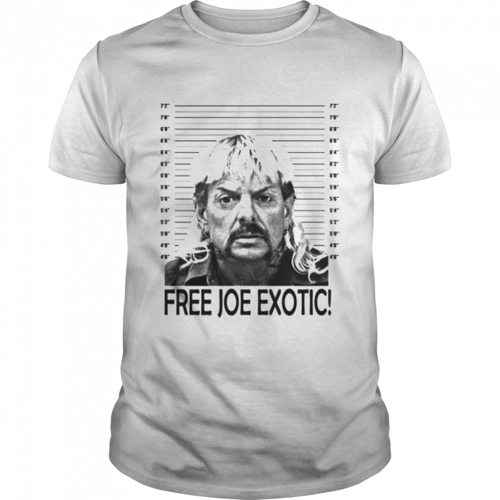 Free Joe Exotic Tiger King Mugshot Carole Baskin shirt