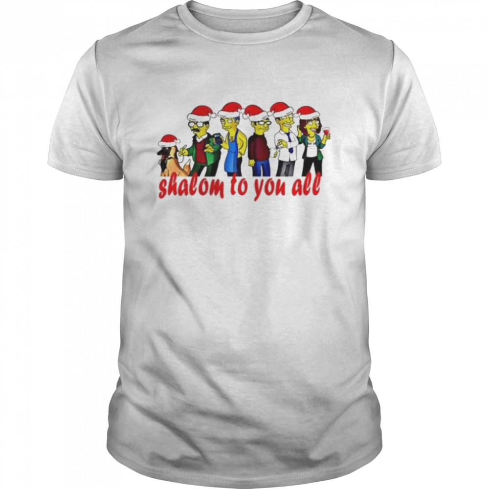 Friday Night Dinner Christmas Simpsons Xmas Shalom Jackie Jim Bell shirt