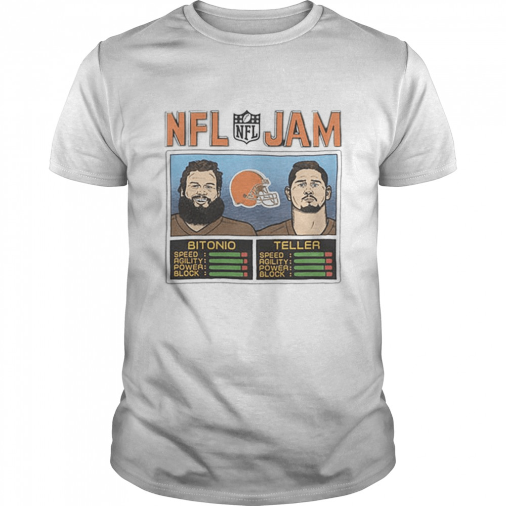 NFL Jam Cleveland Browns Bitonio And Teller shirt