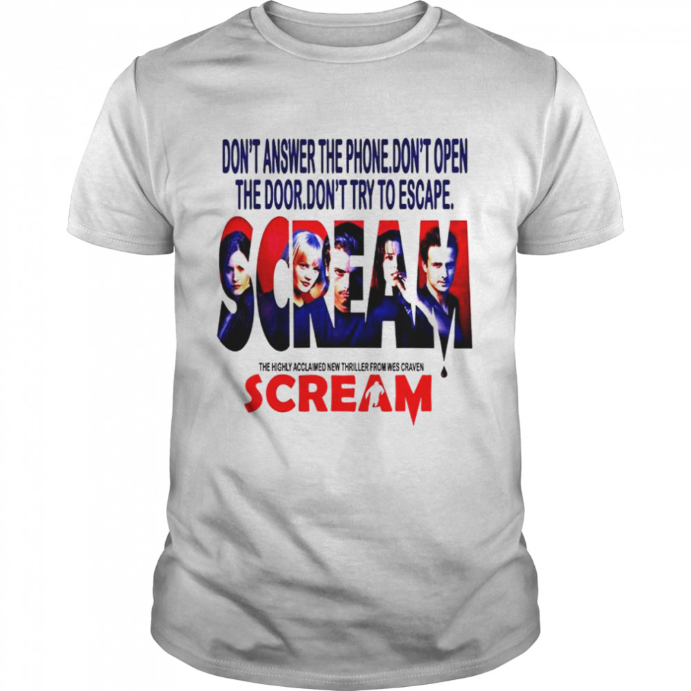 Scream Horror Film shirt