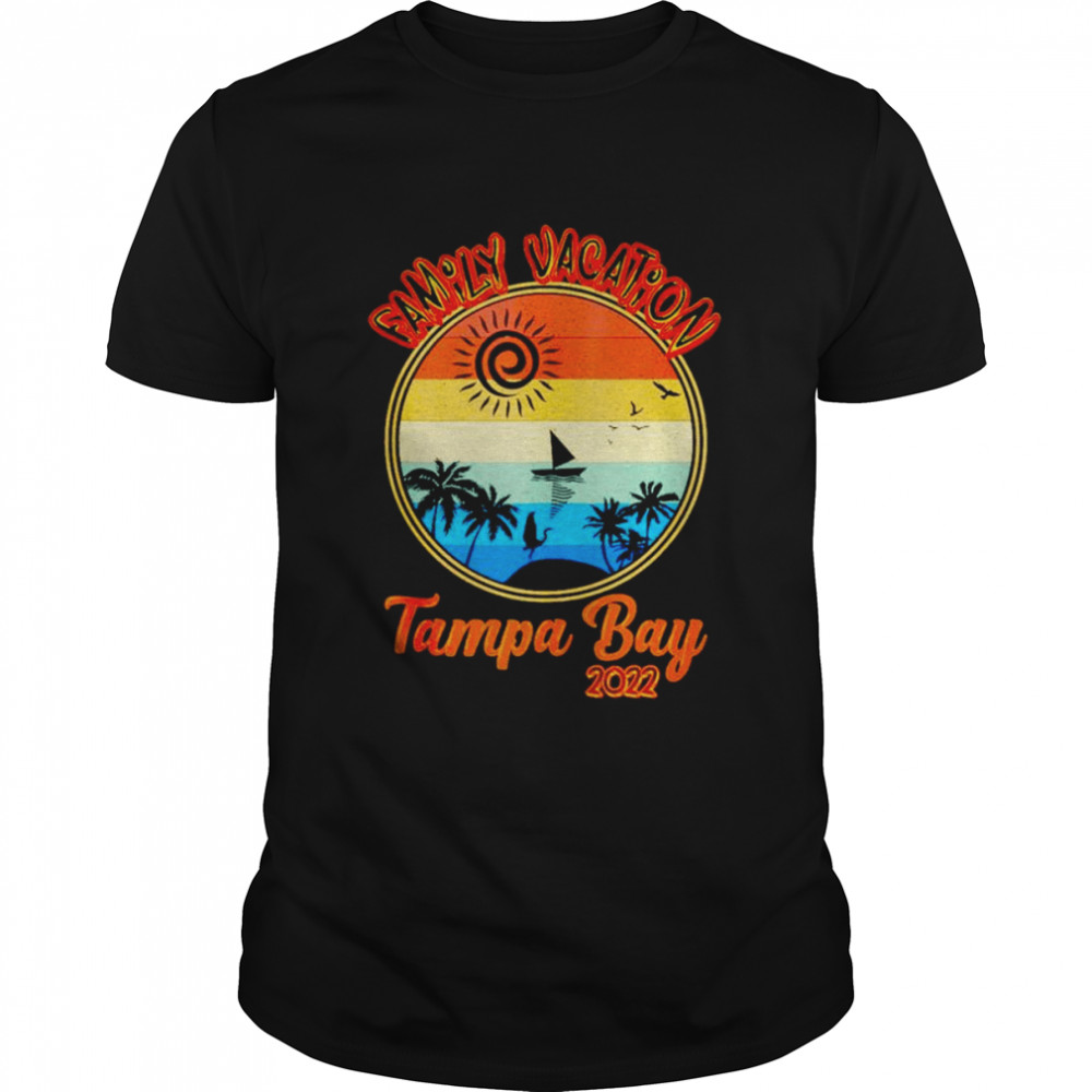 Tampa Bay Florida 2022 tropical family vacation shirt