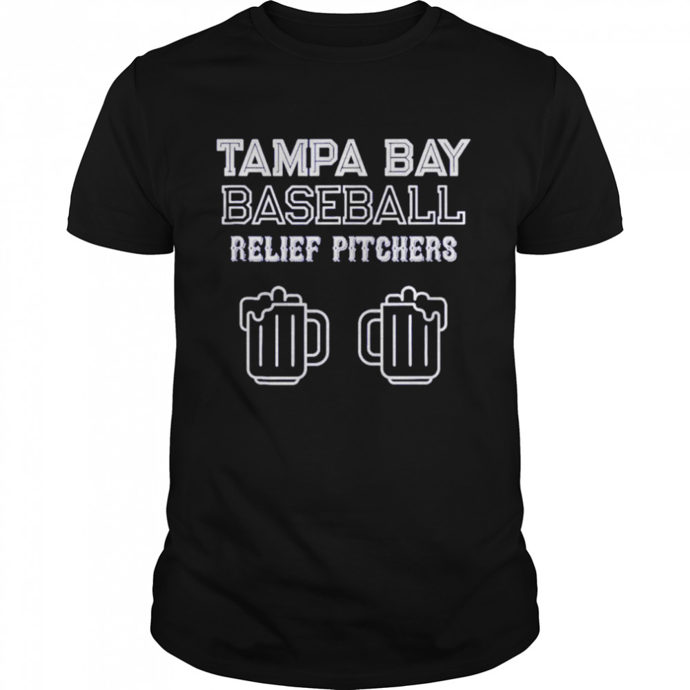 Tampa Bay Florida baseball relief pitchers beer shirt