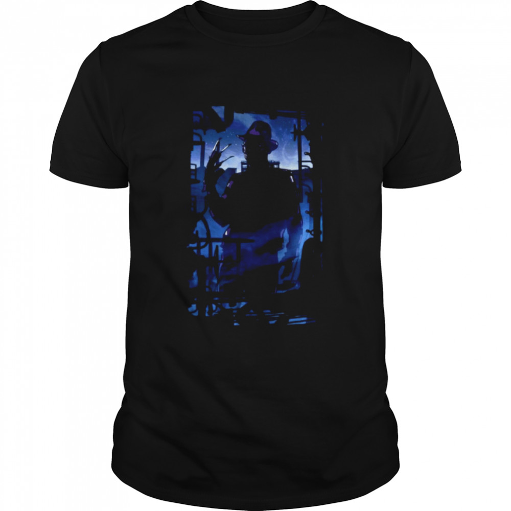 The Dreamer A Nightmare On Elm Street Silhouette Scary Movie Halloween shirt