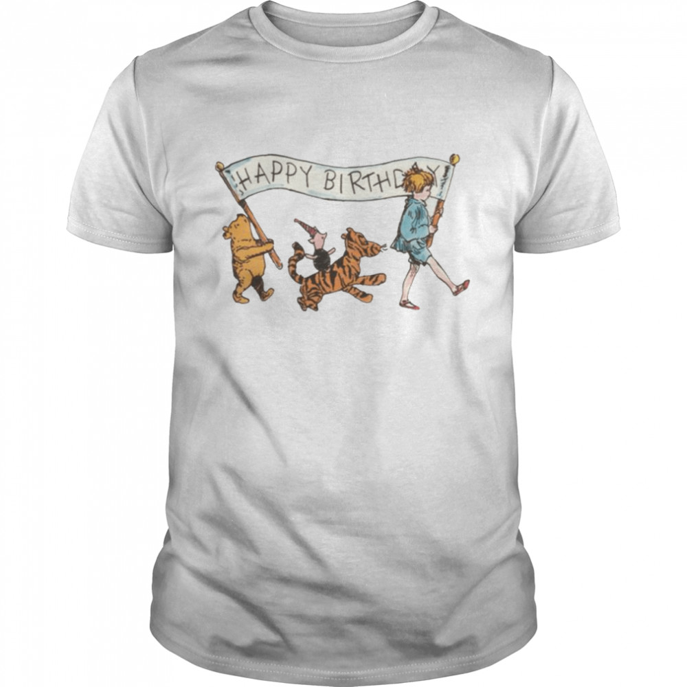 Winnie The Pooh Happy Birthday Disney shirt