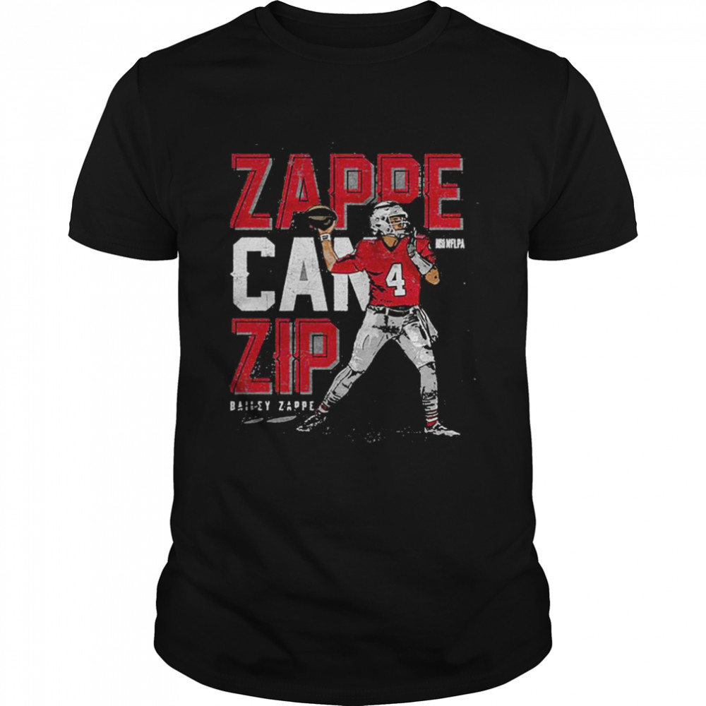 Bailey Zappe New England Zappe Can Zip signature shirt