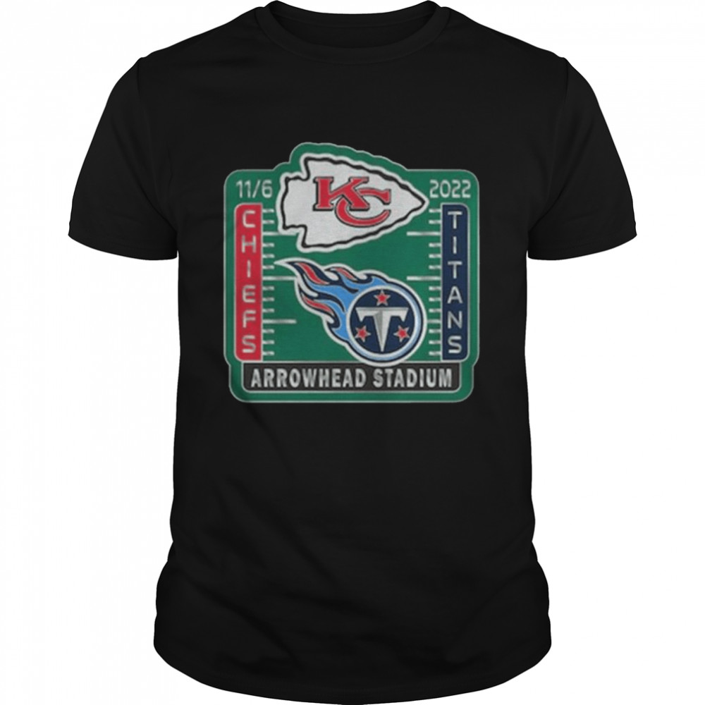 Kansas City Chiefs Vs Tennessee Titans 11-6-2022 Arrowhead Stadium Shirt