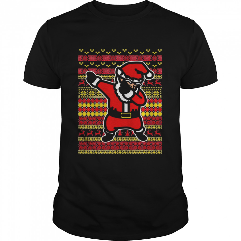 KIDS Dabbing Santa Ugly Christmas shirt