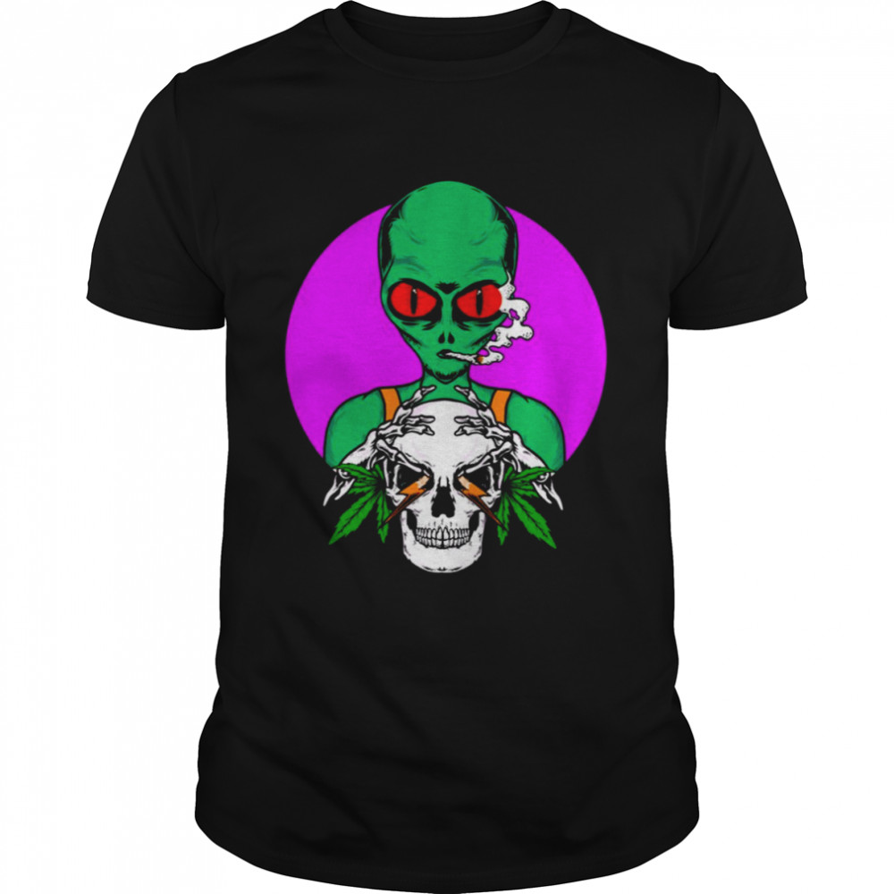 Animated Aliens Design Big And Tall Halloween shirt