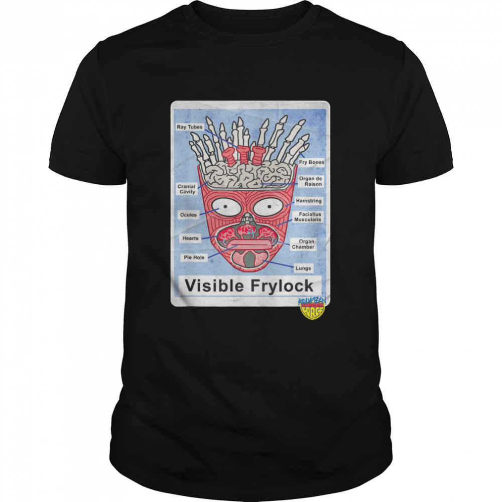 Aqua Teen Hunger Force Frylock Internal Diagram Picture T-Shirt