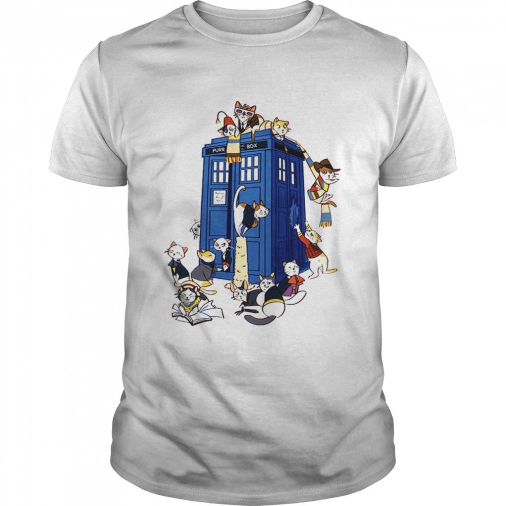 Doctor Cat Funny Chibi Doctor Who Matt Smith shirt