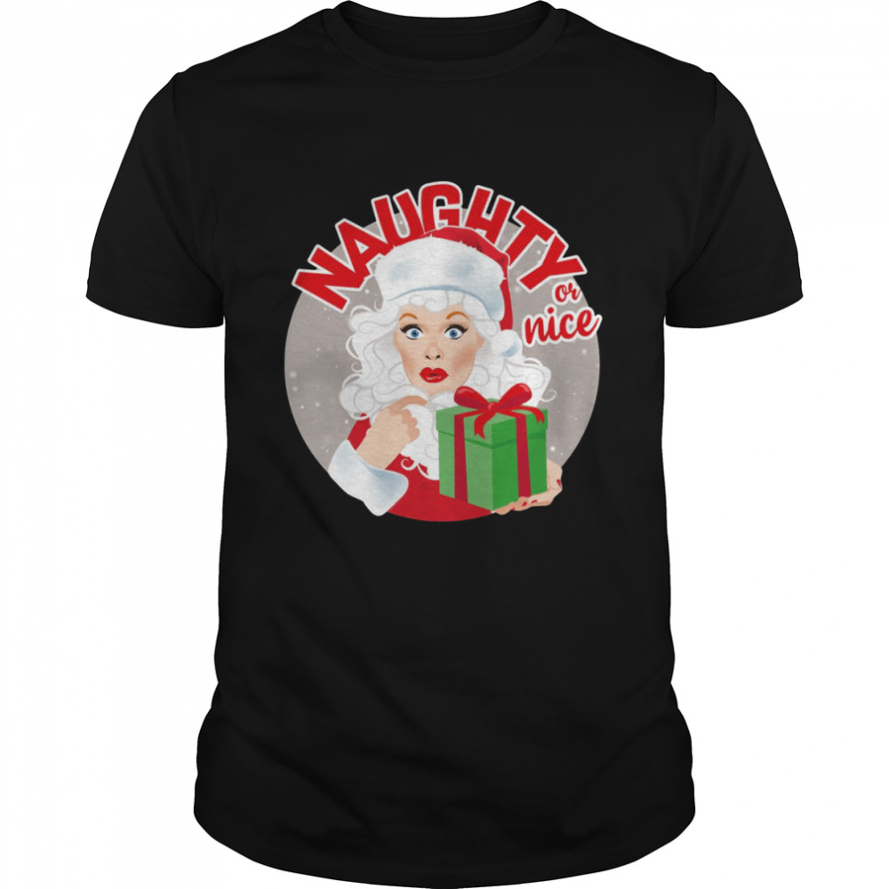 Naughty Or Nice Merry Christmas shirt