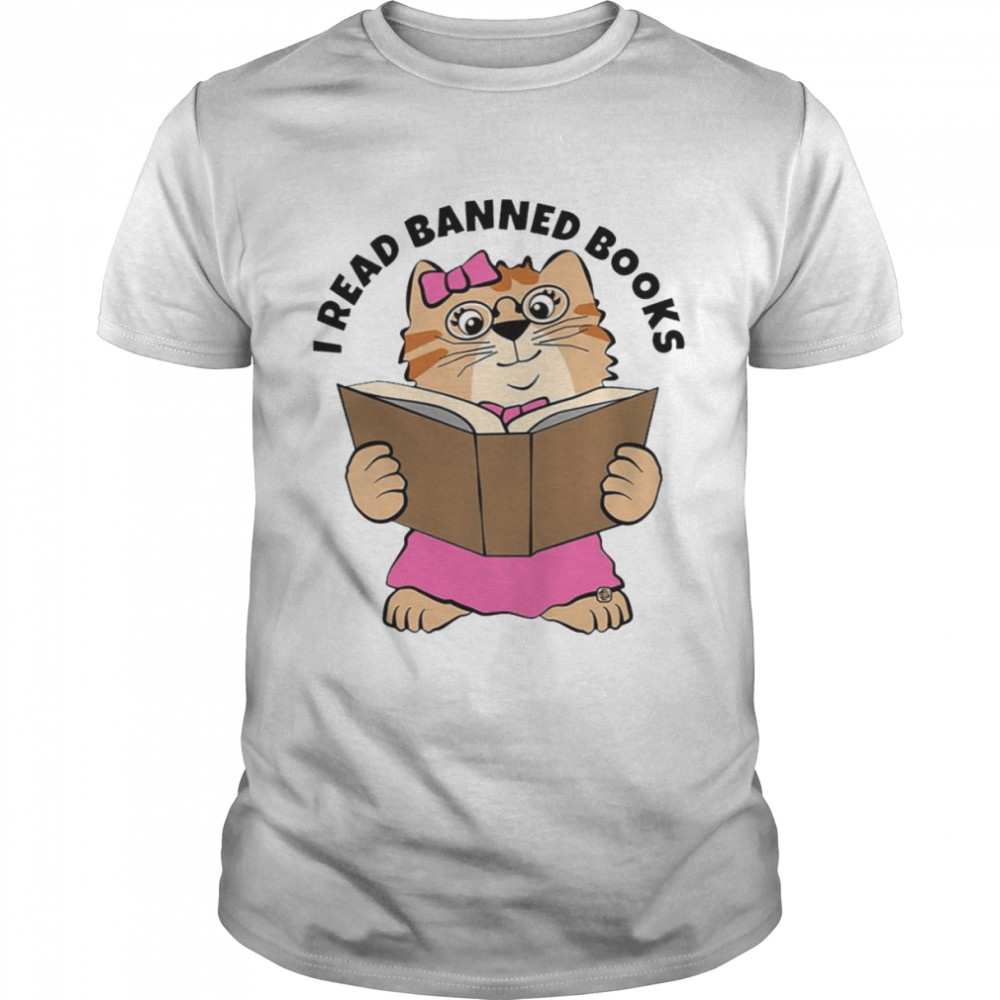 Cat I Read Banned Books shirt