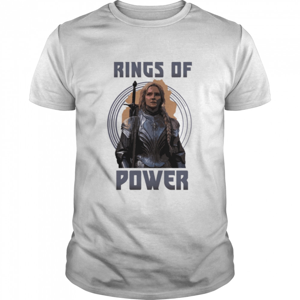 Galadriel With Sword Rings Of Power 2 shirt