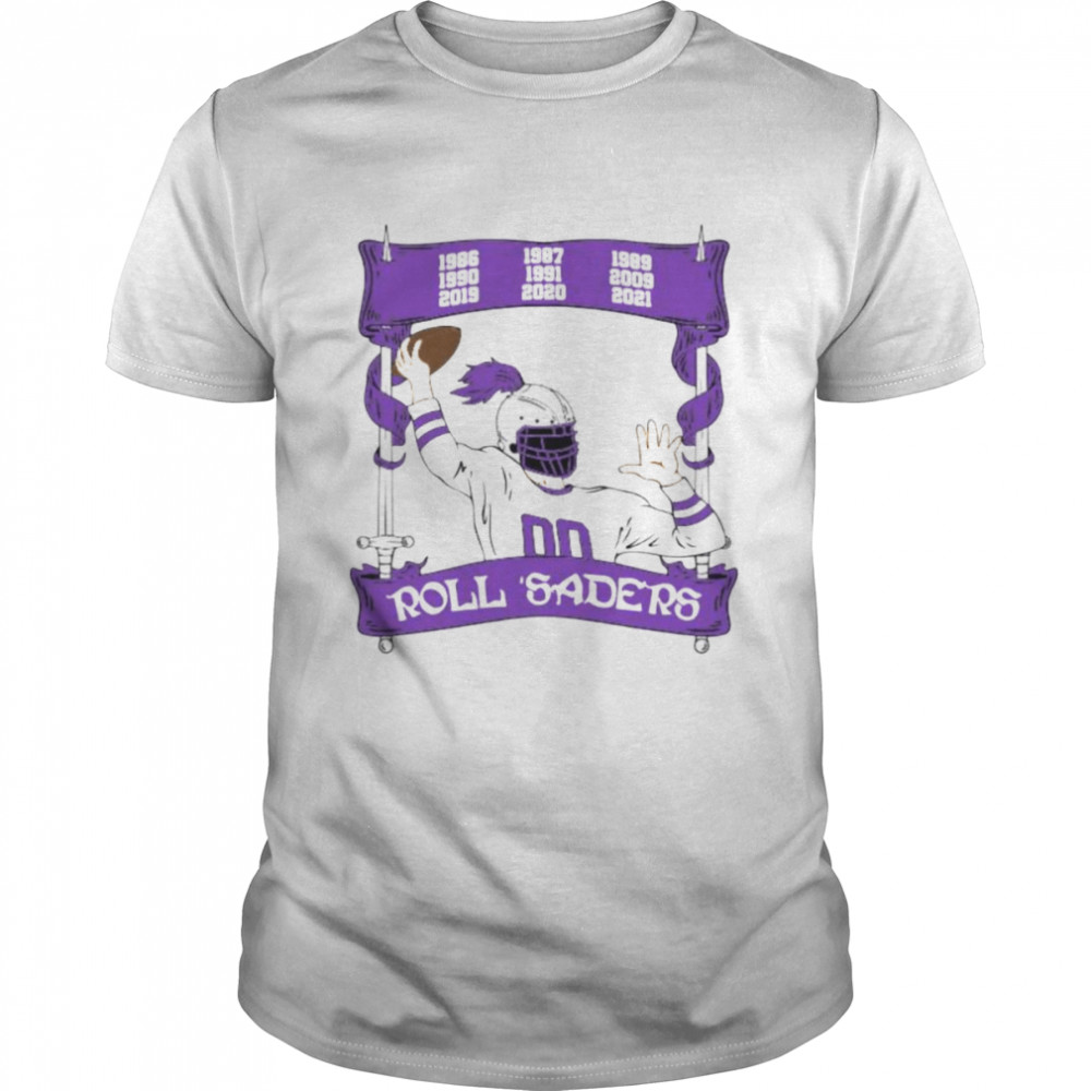 Holy Cross Crusaders football roll saders shirt