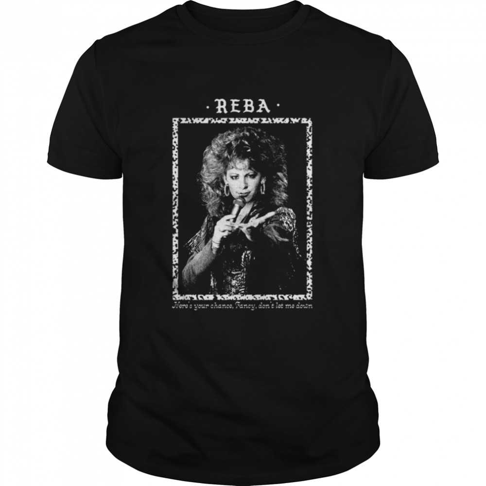 Music Vintage Retro Reba Fancy Faded Style shirt