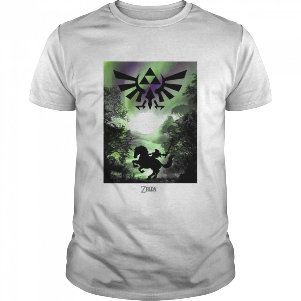 Nintendo Zelda Link Epona Hyrule Aurora Shirt