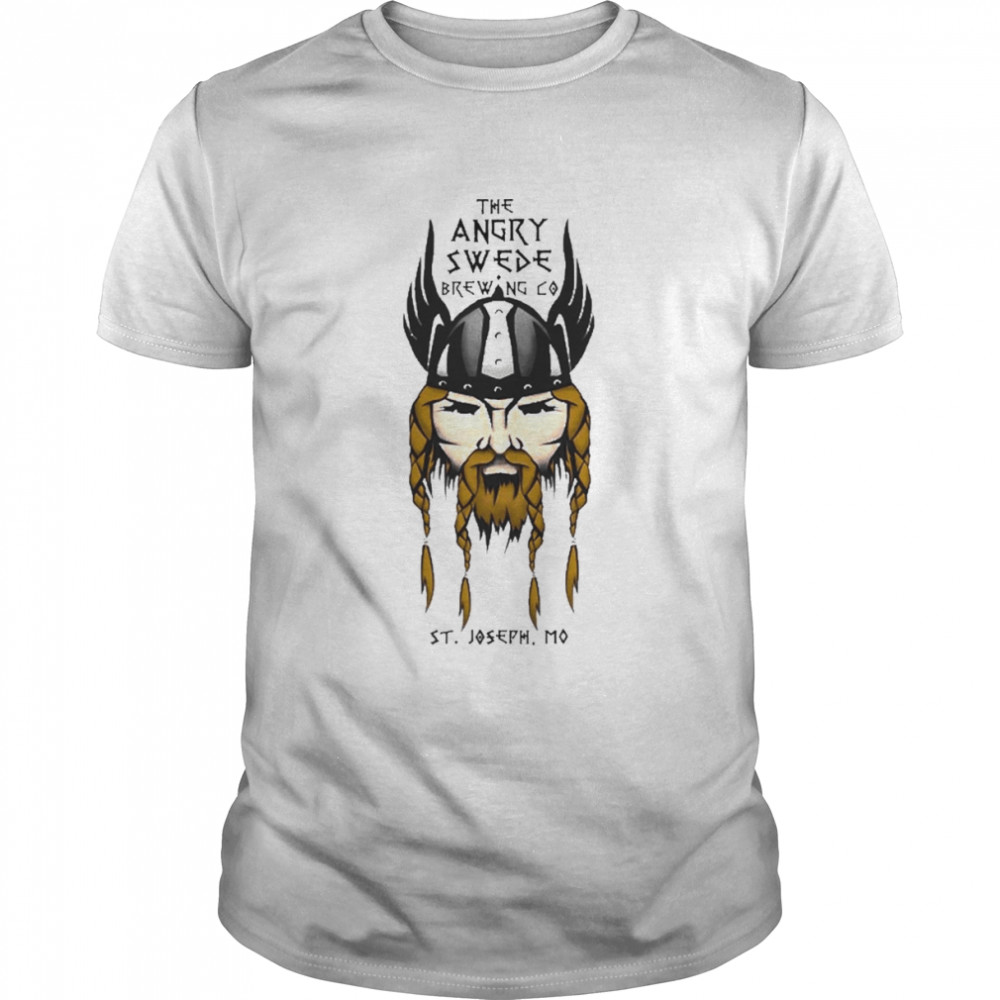 The Angry Swede Brewing Company Viking Logo Shirt