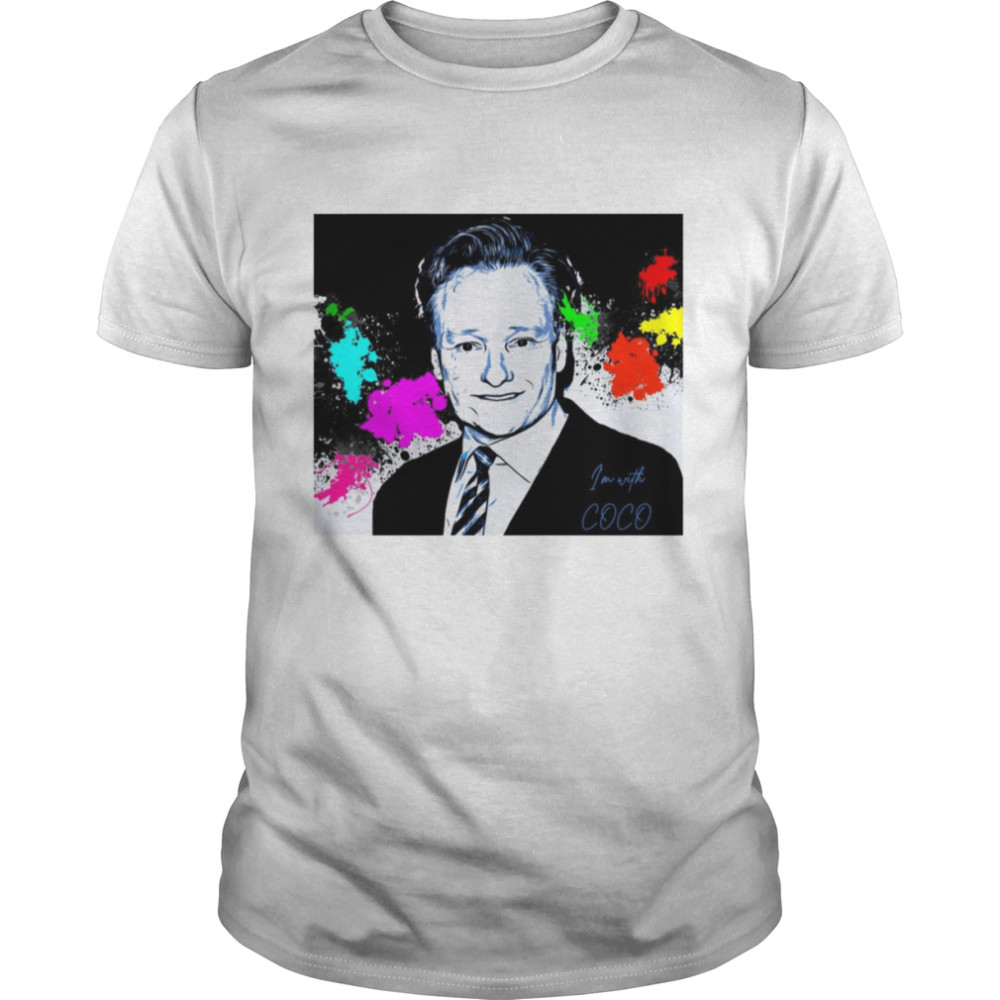 Coco Design Conan O’brien Colorful Poster shirt