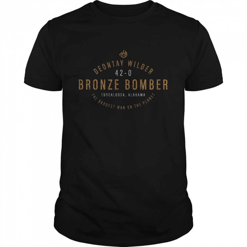 Contemporary Does Not Forsake Tradition Bronze Bomber Deontay Wilder shirt