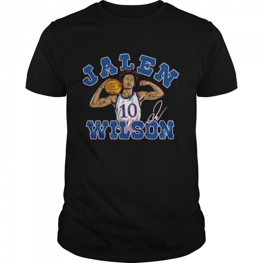 Kansas Jayhawks Jalen Wilson signature shirt