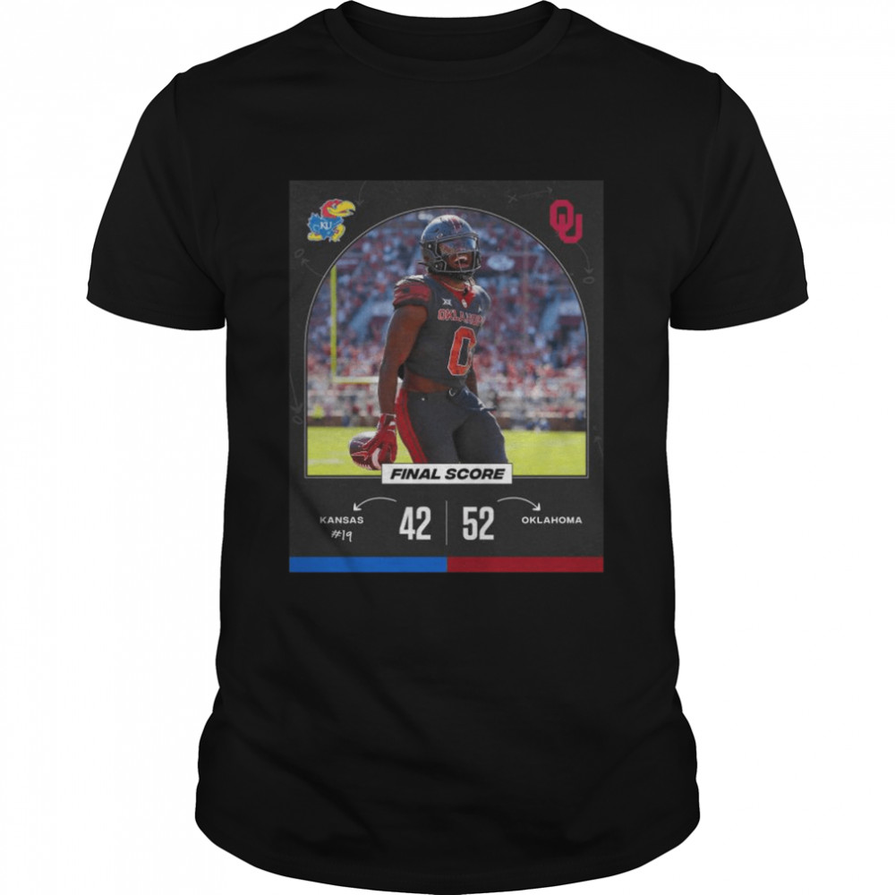 Kansas Jayhawks vs Oklahoma Sooners 2022 Final Score shirt