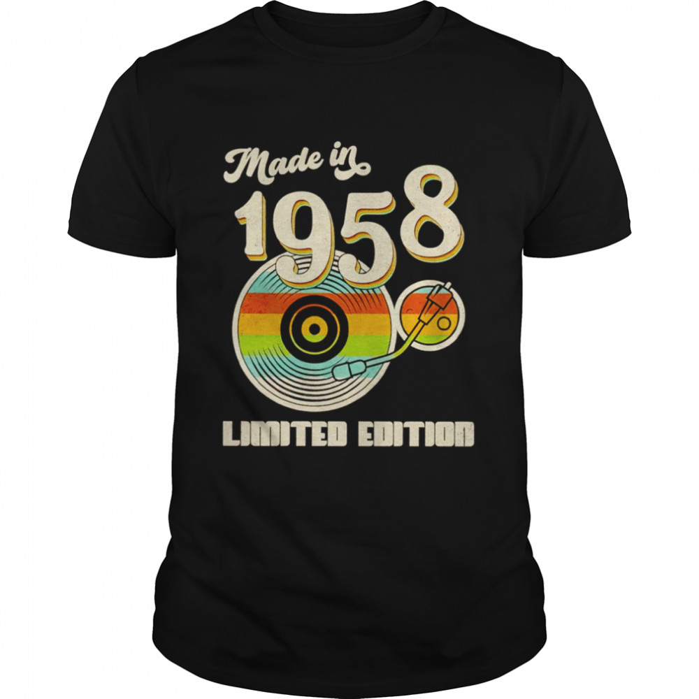 Made in 1958 limited edition shirt