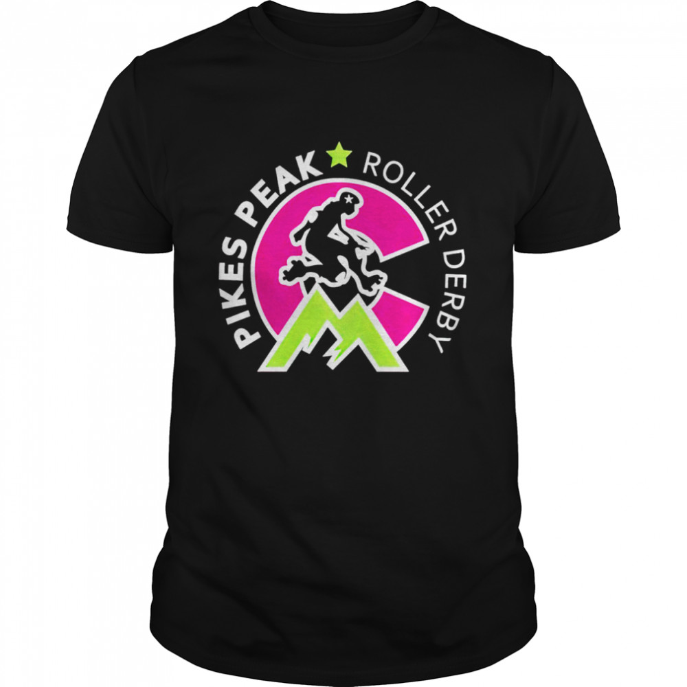 Pikes peak roller derby shirt