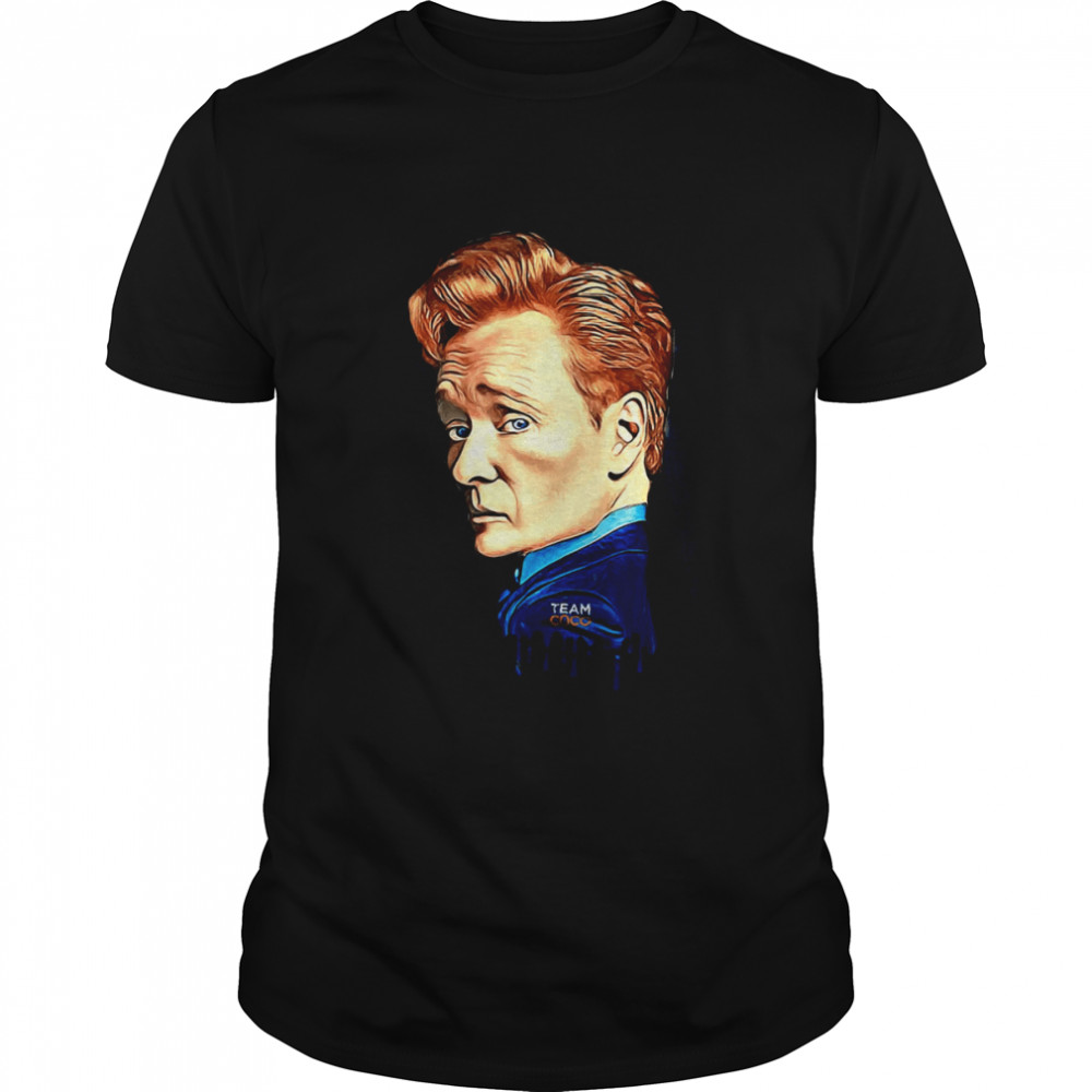 Portrait Conan O’brien Cla shirt