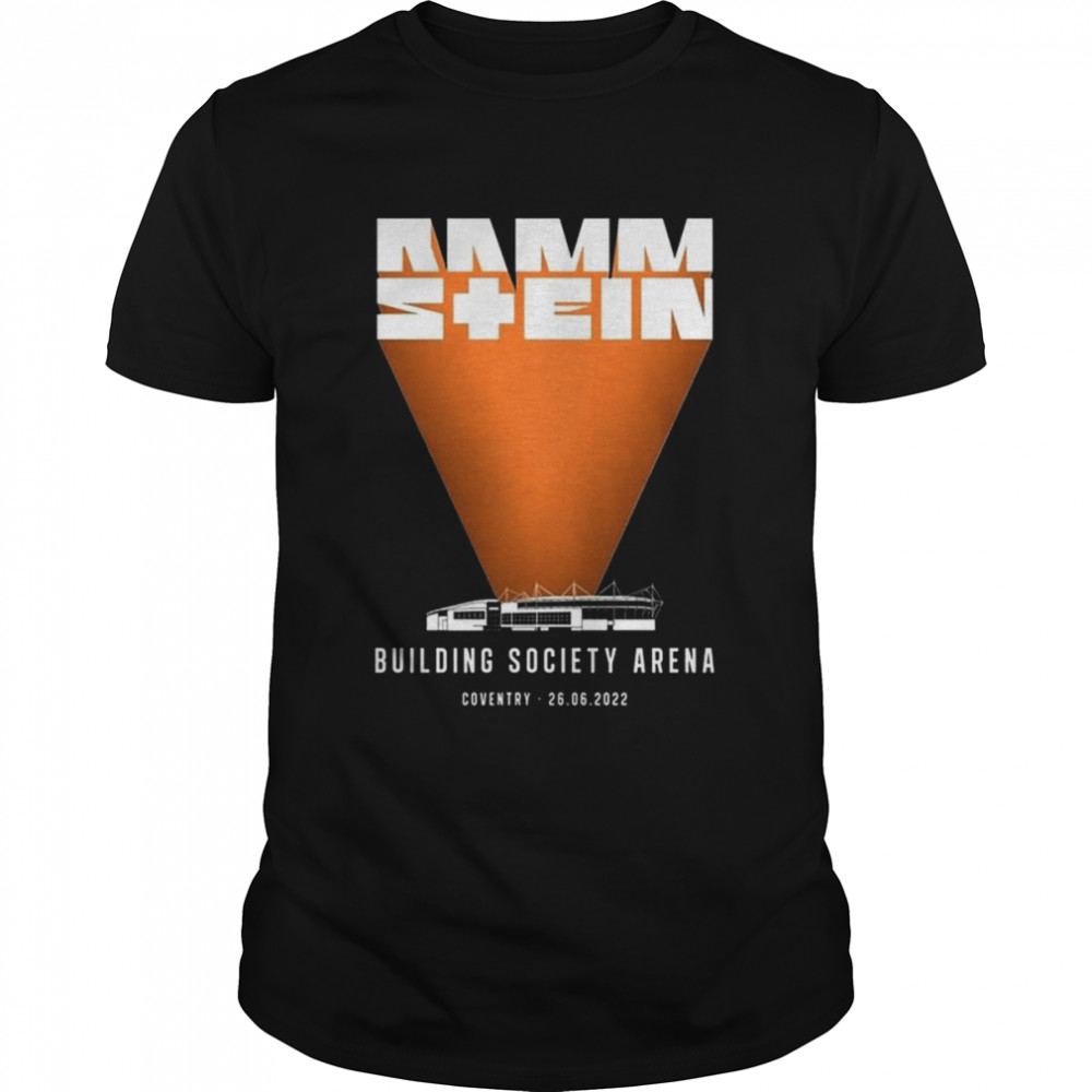 Rammstein Building Society Arena Coventry 2022 Tour Shirt