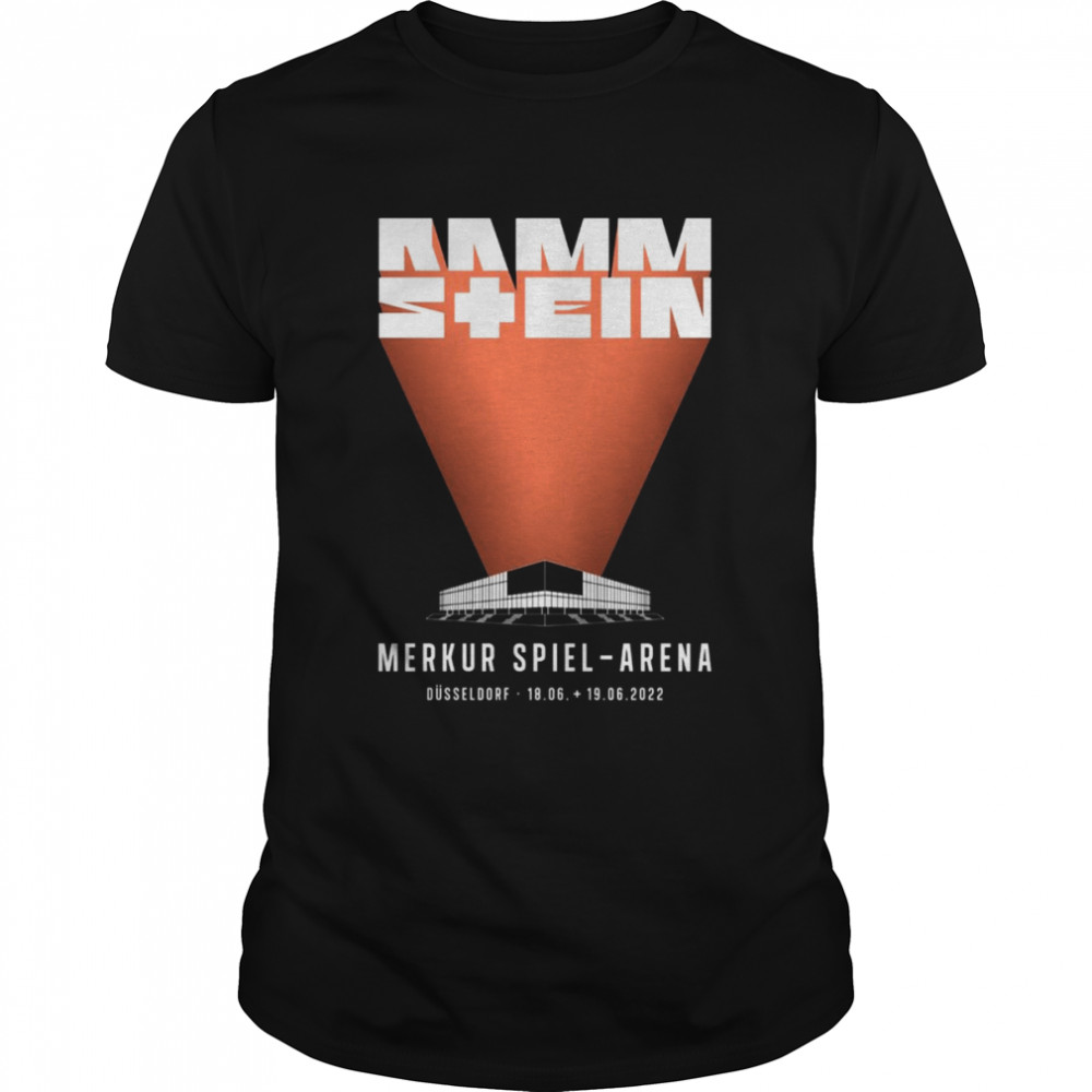 Rammstein Merkur Spiel Arena Düsseldorf 2022 Tour Shirt