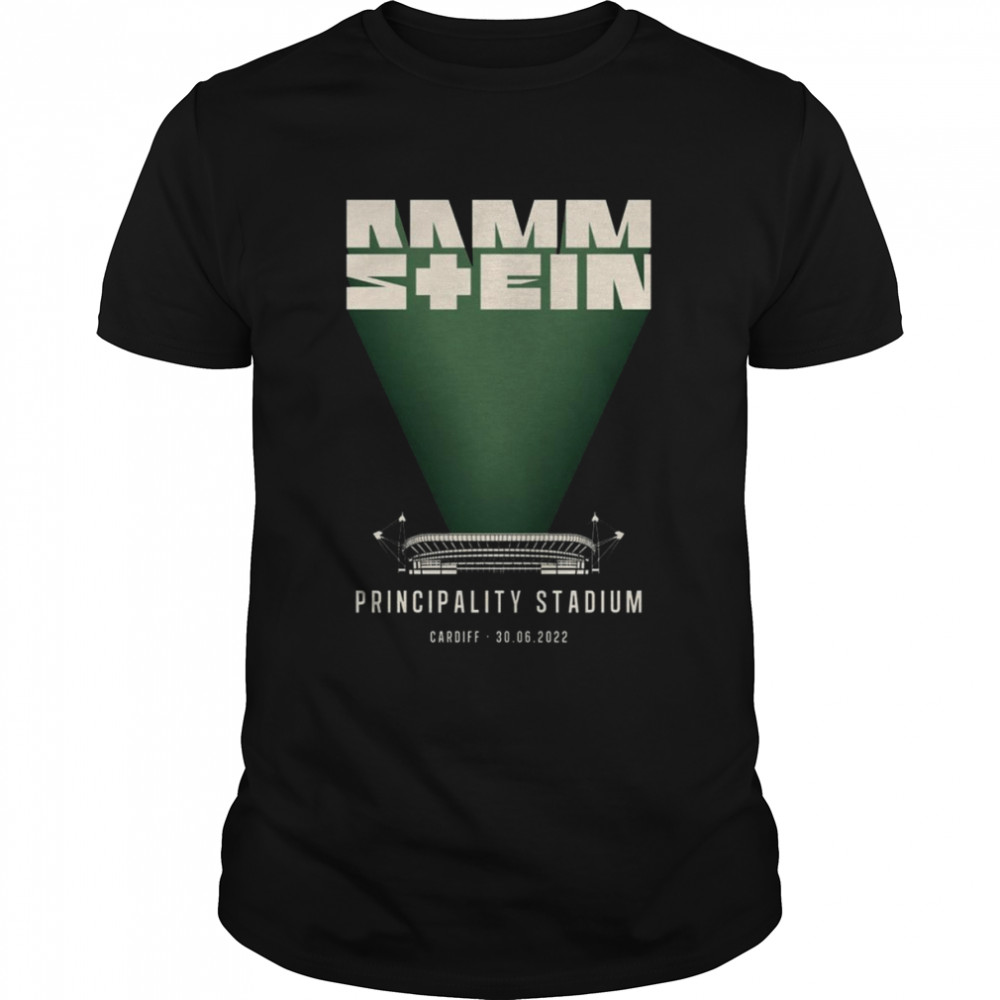 Rammstein Principality Stadium Cardiff 2022 Tour Shirt