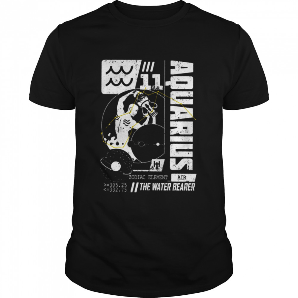 Zodiac Birthday Aquarius The Water Bearer shirt