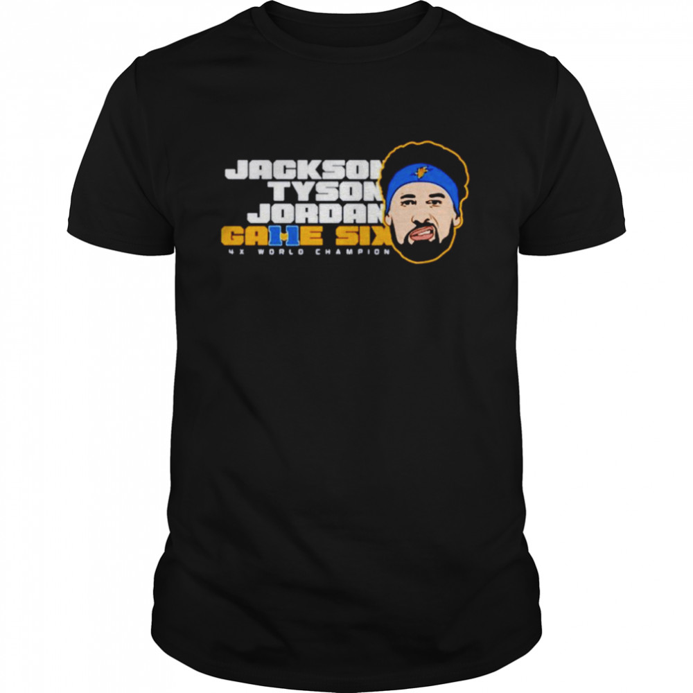 Game Six Klay 2022 JackSon TySon Jordan shirt