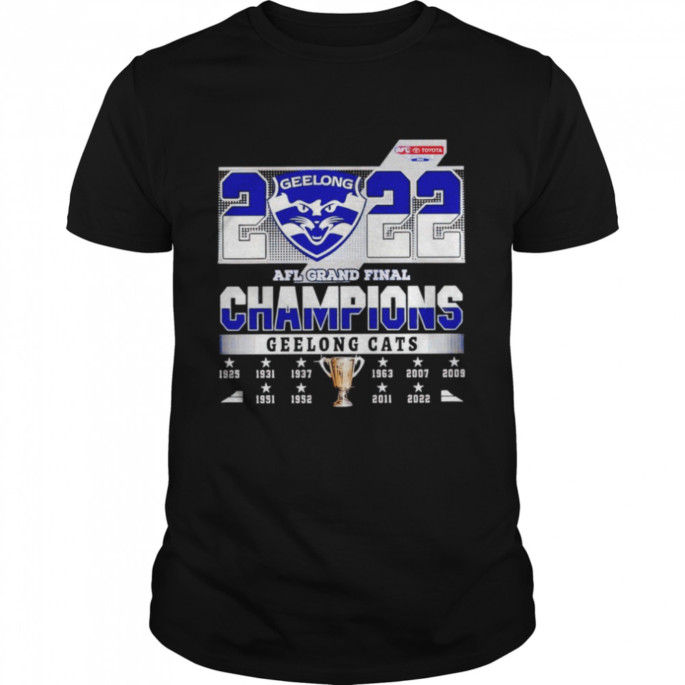 Geelong Cats AFL Grand Final Champions shirt