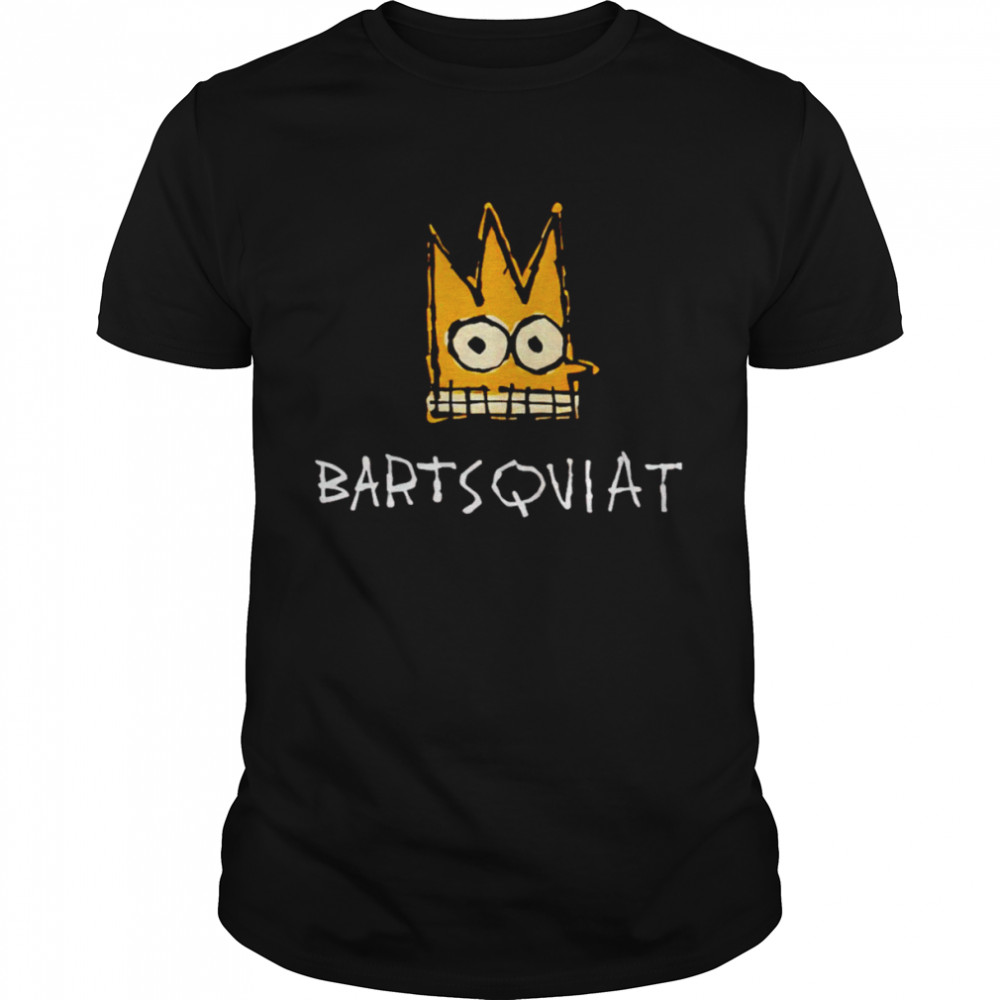 Jean Michel Basquiat Simpsons Crown shirt