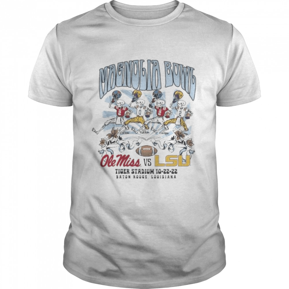 Magnolia bowl ole miss vs lsu baton rouge louisiana tiger stadium 10 22 2022 shirt