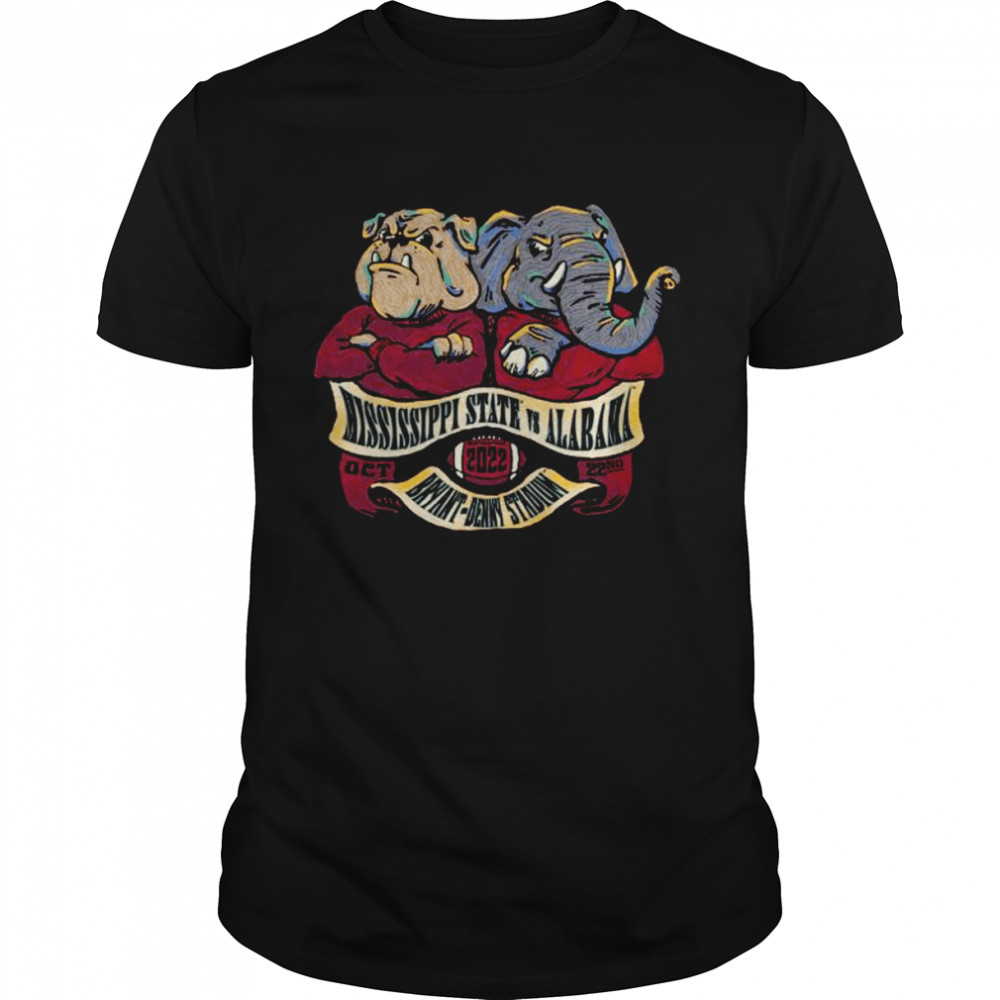 Mississippi state Vs Alabama Oct 22 2022 shirt