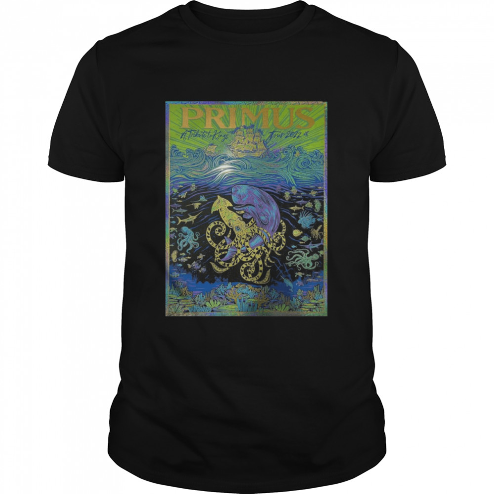 Primus Tribute To Kings Tour Poster Foil Variant Artist Edition 2022 Shirt