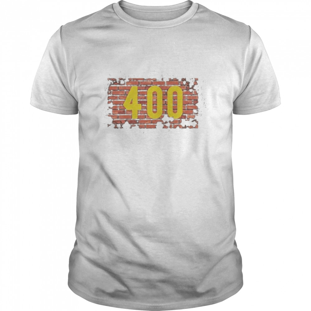 wrigley Field centerfield wall 400 shirt