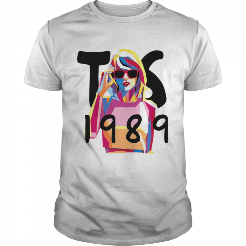 1989 TS Taylor Swft Cute Girl Vector Painting shirt