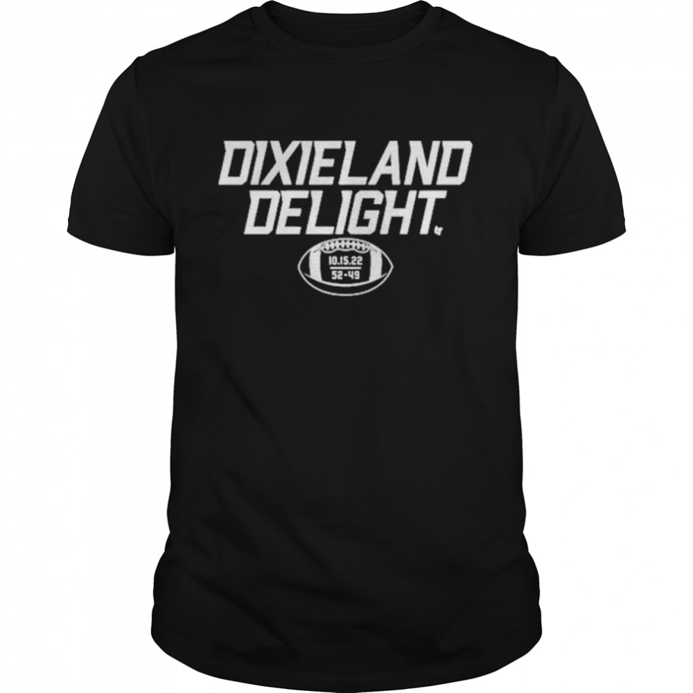 Dixieland Delight Tennessee vs Alabama 52 49 Score October 15 2022 shirt